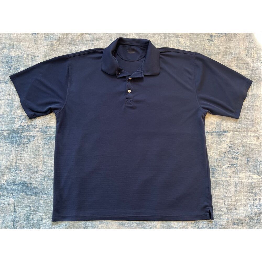 Greg Norman Dark Navy Blue Golf Polo Men's XXL